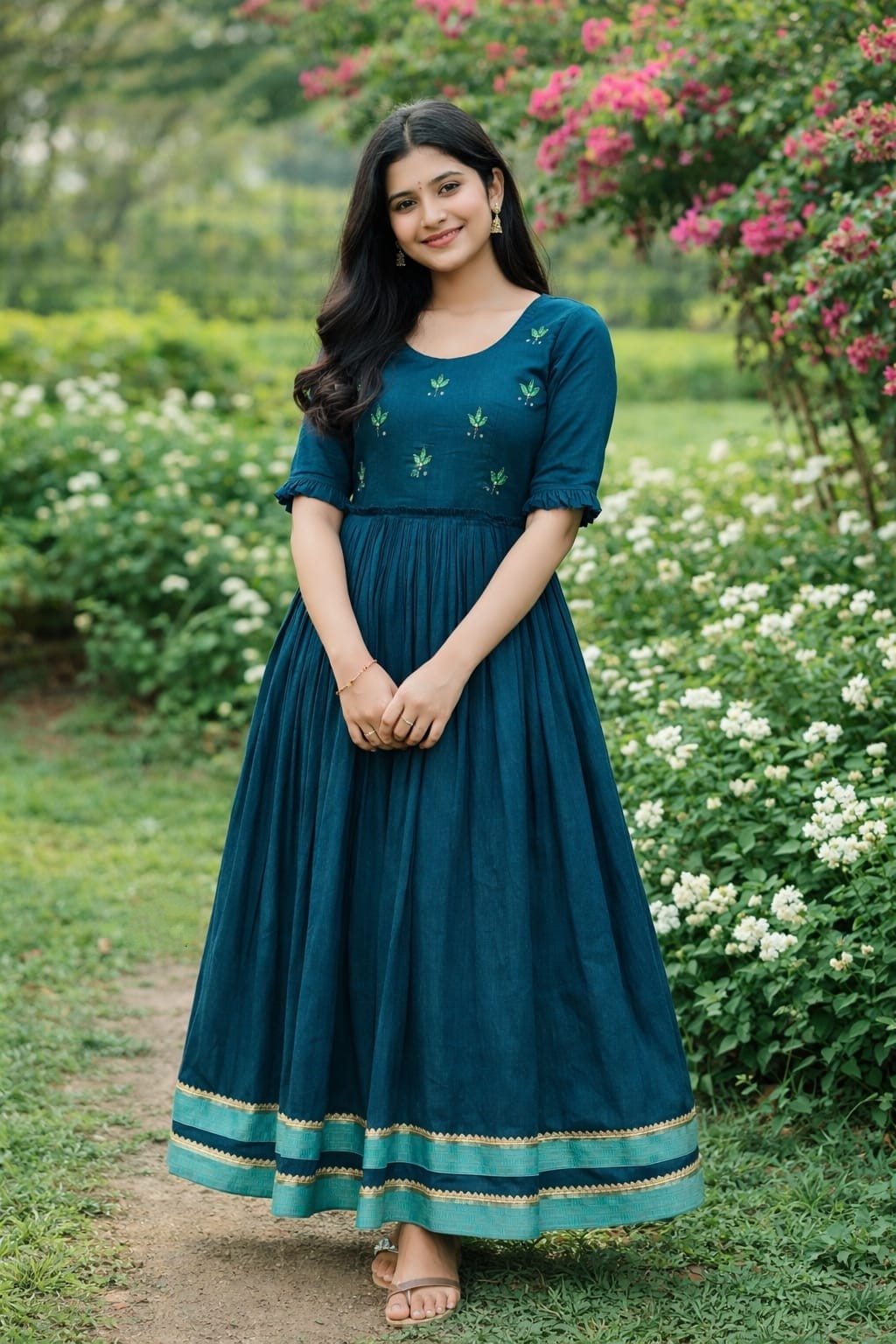 Women’s Soft Cotton Daily Wear Gown
